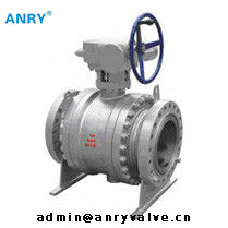 A105+ENP Trunnion Mounted Ball Valve Forged Steel A105 Body  High Pressure