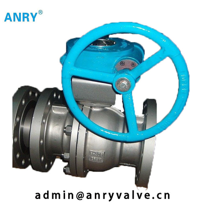 A105+ENP Trunnion Mounted Ball Valve Forged Steel A105 Body  High Pressure