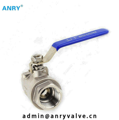 Einteiliges Edelstahl CF8 CF8M Body PTFE Viton SeatBall Ventil