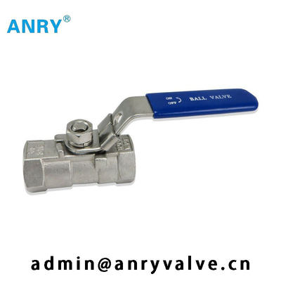Einteiliges Edelstahl CF8 CF8M Body PTFE Viton SeatBall Ventil