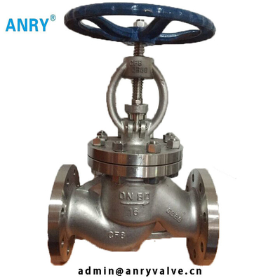 DIN Standard Wcb Globe Valve Flanged End Carbon Steel Globe Valve 13%CR