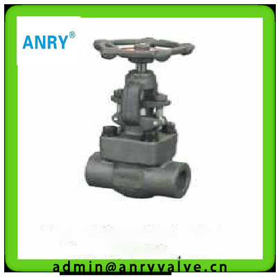 A105 3/8" Forged Steel Gate Valve Flexible Graphite stem packing